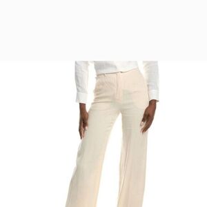 MaxMara Virgin Wool Cream Trousers